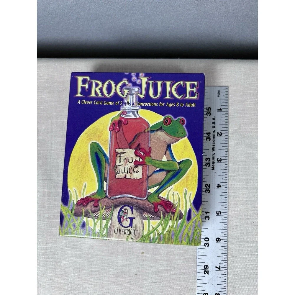 Frog Juice Card Game 1997 Gamewright Spells & Concoctions Family Travel Game